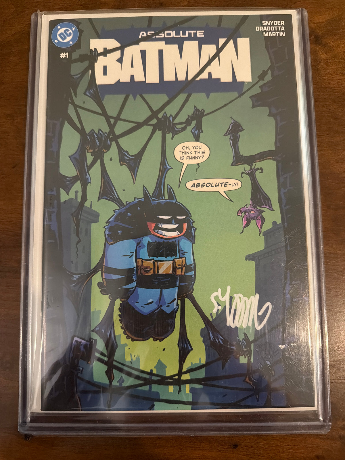 Absolute Batman #1 - Trade Dress Variant - Signed Skottie Young w/COA