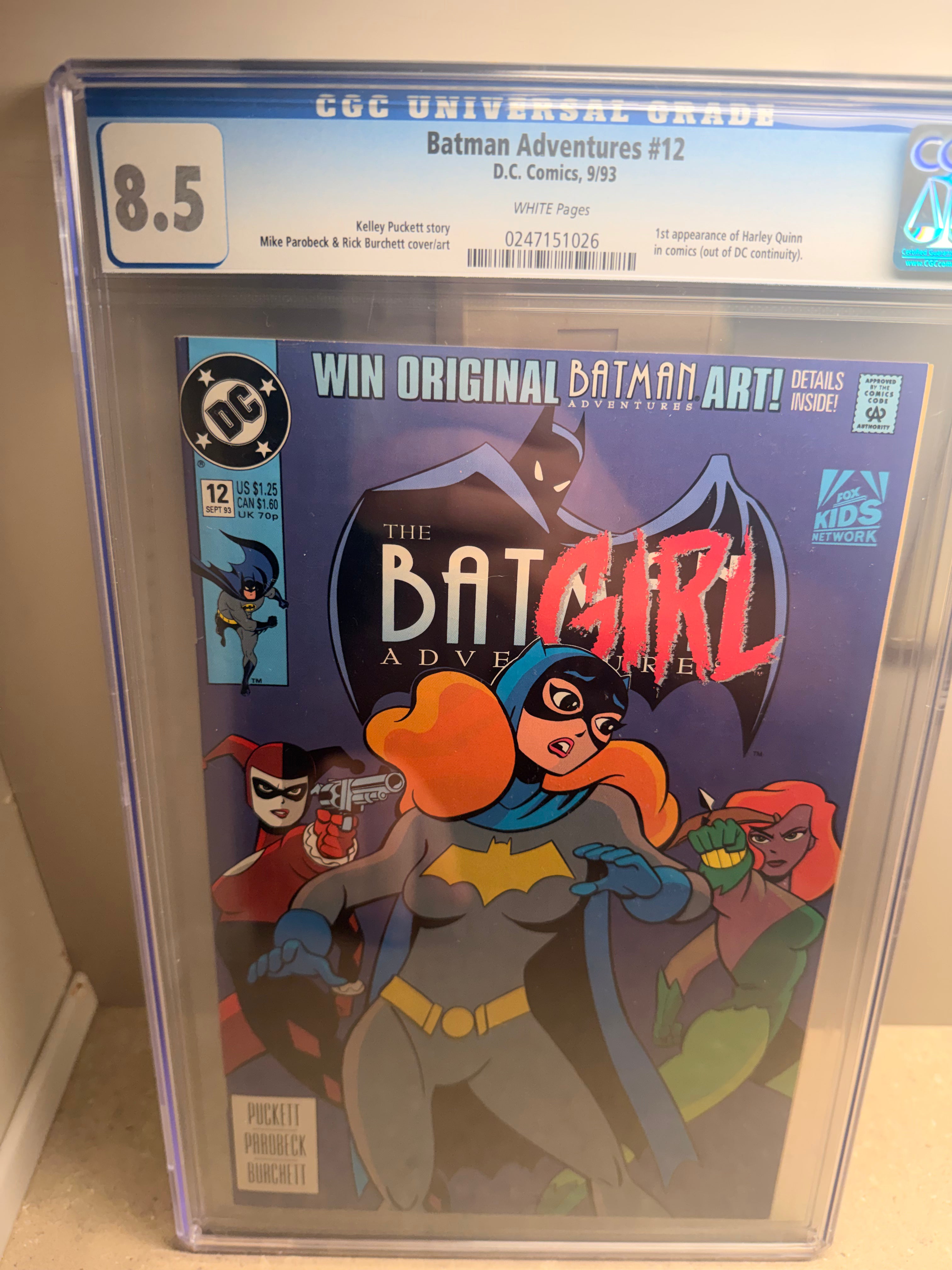 Batman Adventures #12 - CGC 8.5 (White Pages)