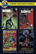 Bags N Bored Exclusive Cover Bundle - 4 Books (Absolute Batman #19 & #25, TMNT #19, Final Boss #3)